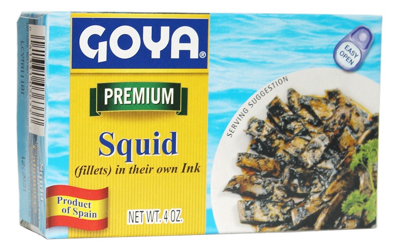 Squid in their own Ink Fillets 4 oz